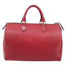 LOUIS VUITTON Epi Speedy 30 Hand Bag Castilian Red M43007 LV Auth 197473-13