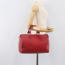 LOUIS VUITTON Epi Speedy 30 Hand Bag Castilian Red M43007 LV Auth 197473-22
