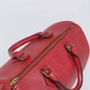 LOUIS VUITTON Epi Speedy 30 Hand Bag Castilian Red M43007 LV Auth 197473-6