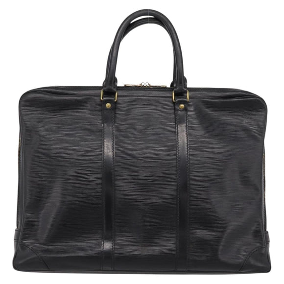 LOUIS VUITTON Epi Porte Documents Voyage Business Bag Black M40321 Auth 197474