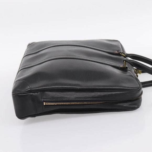 LOUIS VUITTON Epi Porte Documents Voyage Business Bag Black M40321 Auth 197474
