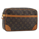 LOUIS VUITTON Monogram Compiegne 28 Clutch Bag M51845 LV Auth 197477-1