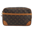 LOUIS VUITTON Monogram Compiegne 28 Clutch Bag M51845 LV Auth 197477-2