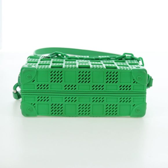 LOUIS VUITTON Mini Soft Trunk Shoulder Bag Rubber Green M23142 LV Auth 197479SAM