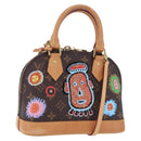 LOUIS VUITTON Monogram Yayoi Kusama Face Alma BB Bag 2way M46428 Auth 197481SAM-1