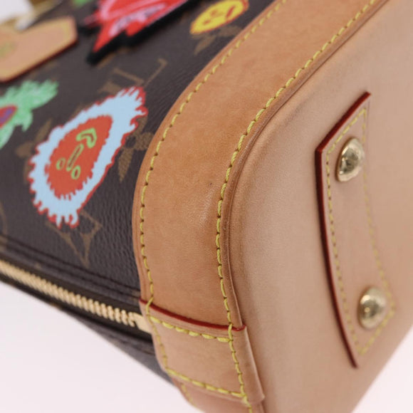LOUIS VUITTON Monogram Yayoi Kusama Face Alma BB Bag 2way M46428 Auth 197481SAM