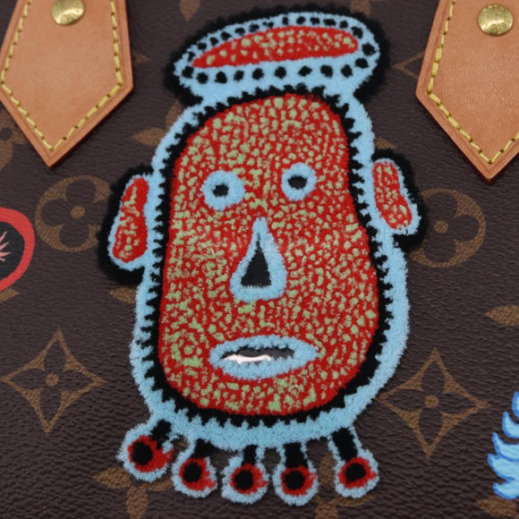 LOUIS VUITTON Monogram Yayoi Kusama Face Alma BB Bag 2way M46428 Auth 197481SAM