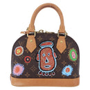 LOUIS VUITTON Monogram Yayoi Kusama Face Alma BB Bag 2way M46428 Auth 197481SAM-13