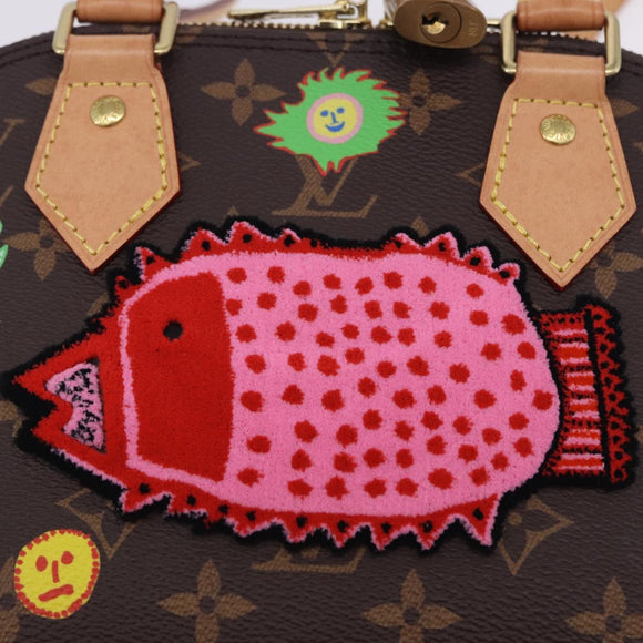 LOUIS VUITTON Monogram Yayoi Kusama Face Alma BB Bag 2way M46428 Auth 197481SAM