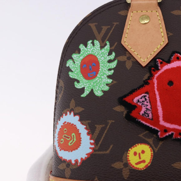 LOUIS VUITTON Monogram Yayoi Kusama Face Alma BB Bag 2way M46428 Auth 197481SAM