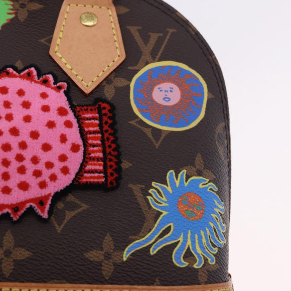 LOUIS VUITTON Monogram Yayoi Kusama Face Alma BB Bag 2way M46428 Auth 197481SAM