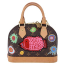 LOUIS VUITTON Monogram Yayoi Kusama Face Alma BB Bag 2way M46428 Auth 197481SAM-2