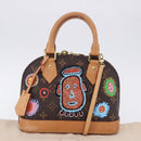 LOUIS VUITTON Monogram Yayoi Kusama Face Alma BB Bag 2way M46428 Auth 197481SAM-12