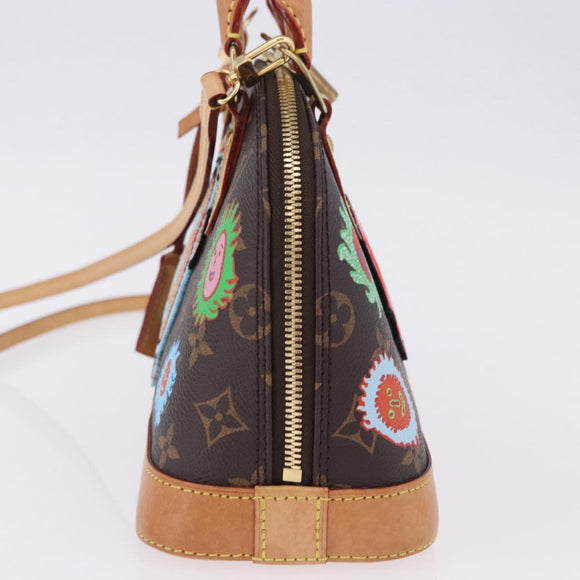 LOUIS VUITTON Monogram Yayoi Kusama Face Alma BB Bag 2way M46428 Auth 197481SAM