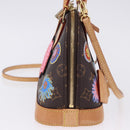 LOUIS VUITTON Monogram Yayoi Kusama Face Alma BB Bag 2way M46428 Auth 197481SAM-4