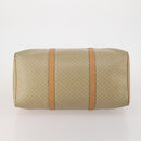 CELINE Macadam Canvas Boston Bag PVC Beige Gold Auth 197482A-5