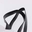 CELINE Shoulder Bag Leather Black Gold Auth 197483A-8