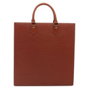LOUIS VUITTON Epi Sac Plat Hand Bag Brown M52073 LV Auth 197484-2