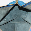 LOUIS VUITTON Epi Keepall 45 Boston Bag Blue M42975 LV Auth 197485-19