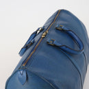 LOUIS VUITTON Epi Keepall 45 Boston Bag Blue M42975 LV Auth 197485-6
