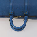 LOUIS VUITTON Epi Keepall 45 Boston Bag Blue M42975 LV Auth 197485-7