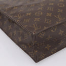 LOUIS VUITTON Monogram Sac Plat Hand Bag M51140 LV Auth 197486-14