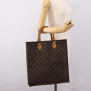 LOUIS VUITTON Monogram Sac Plat Hand Bag M51140 LV Auth 197486-21