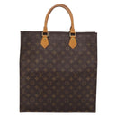 LOUIS VUITTON Monogram Sac Plat Hand Bag M51140 LV Auth 197486-2