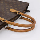 LOUIS VUITTON Monogram Sac Plat Hand Bag M51140 LV Auth 197486-7