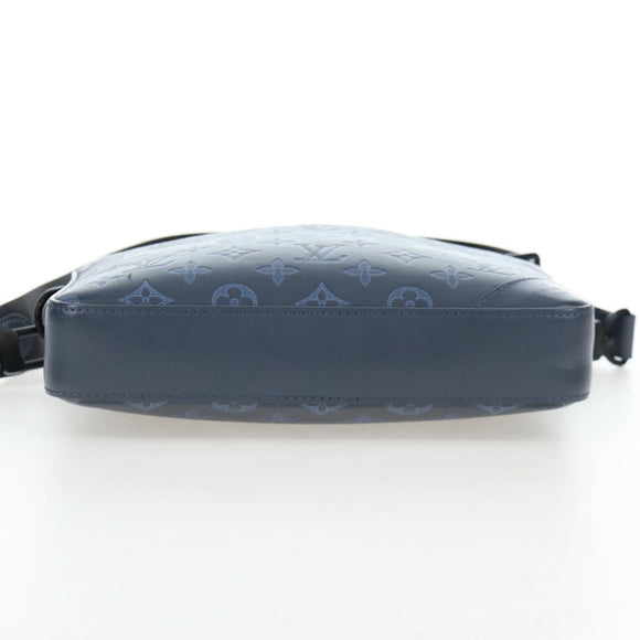 LOUIS VUITTON Monogram Shadow Danube PM Bag Black M43681 LV Auth 197487V