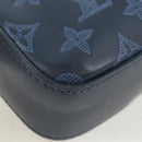 LOUIS VUITTON Monogram Shadow Danube PM Bag Black M43681 LV Auth 197487V-17
