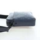 LOUIS VUITTON Monogram Shadow Danube PM Bag Black M43681 LV Auth 197487V-3