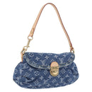 LOUIS VUITTON Monogram Denim Mini Preity Hand Bag Blue M95050 LV Auth 197489SAM-1