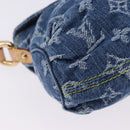 LOUIS VUITTON Monogram Denim Mini Preity Hand Bag Blue M95050 LV Auth 197489SAM-12