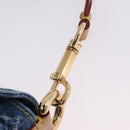 LOUIS VUITTON Monogram Denim Mini Preity Hand Bag Blue M95050 LV Auth 197489SAM-14