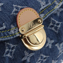 LOUIS VUITTON Monogram Denim Mini Preity Hand Bag Blue M95050 LV Auth 197489SAM-15