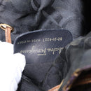 Salvatore Ferragamo Shoulder Bag Leather Brown Gold Auth 197492-15