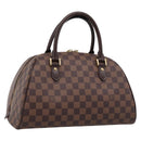 LOUIS VUITTON Damier Ebene Rivera MM Hand Bag N41434 LV Auth 197493V-1