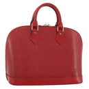 LOUIS VUITTON Epi Alma Hand Bag Castilian Red M52147 LV Auth 197494A-1