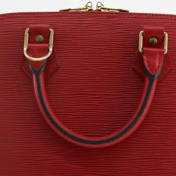 LOUIS VUITTON Epi Alma Hand Bag Castilian Red M52147 LV Auth 197494A