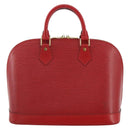 LOUIS VUITTON Epi Alma Hand Bag Castilian Red M52147 LV Auth 197494A-13