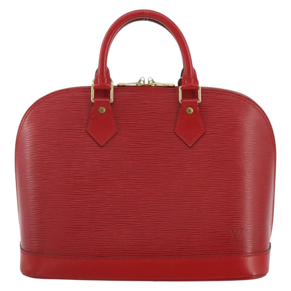 LOUIS VUITTON Epi Alma Hand Bag Castilian Red M52147 LV Auth 197494A