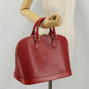 LOUIS VUITTON Epi Alma Hand Bag Castilian Red M52147 LV Auth 197494A-26