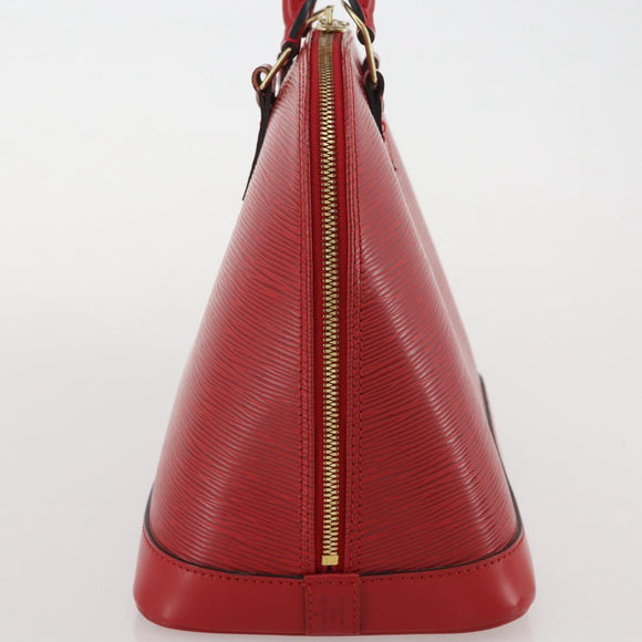 LOUIS VUITTON Epi Alma Hand Bag Castilian Red M52147 LV Auth 197494A
