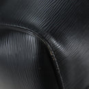 LOUIS VUITTON Epi Keepall 50 Boston Bag Black M42962 LV Auth 197495V-17