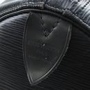 LOUIS VUITTON Epi Keepall 50 Boston Bag Black M42962 LV Auth 197495V-19
