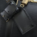 LOUIS VUITTON Epi Keepall 50 Boston Bag Black M42962 LV Auth 197495V-20