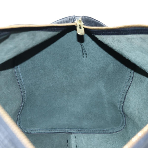 LOUIS VUITTON Epi Keepall 50 Boston Bag Black M42962 LV Auth 197495V