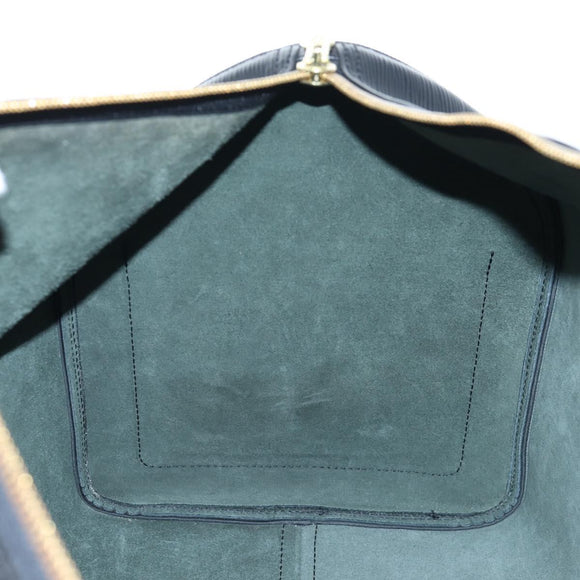 LOUIS VUITTON Epi Keepall 50 Boston Bag Black M42962 LV Auth 197495V