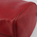 LOUIS VUITTON Epi Speedy 30 Hand Bag Castilian Red M43007 LV Auth 197497A-16